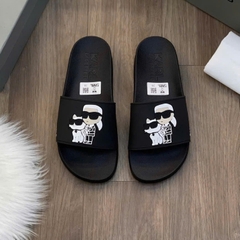 Dép ulzzang Nam Nữ phong cách Hàn Quốc - Dép Quai Ngang Blue And White - FREE SHIP