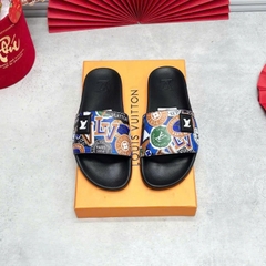 Dép Quai Ngang Da Bò Đế Cao Su NHATLEATHER - NSD-MD3