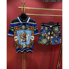 Bộ Áo phông nam nữ boy phố ĐG chất cotton mềm min tag logo ngực kim loại chống han