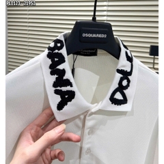 Áo POLO THÊU DG CỔ Thun Nam Nữ Logo NY 2 Mặt, Áo Thun  Local Brand Unisex Form Rộng Tay Lỡ Vải Cotton 2 Chiều