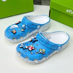 Dép lê nam nữ cờ róc quai đính sờ tích cơ  cao cấp phối logo kim loai màu xanh cực sang full box 2025