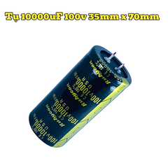 Tụ Amly 10000uF 100v Lọc Nguồn Chất Lượng Cao - Kích Thước 35x70mm