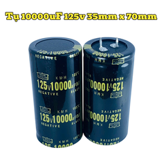 Tụ Hoá, Tụ Lọc Nguồn Amly 10000uF 125v Kích Thước 35mm x 70mm Loại Tốt