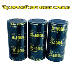 Tụ Hoá, Tụ Lọc Nguồn Amly 10000uF 125v Kích Thước 35mm x 70mm Loại Tốt