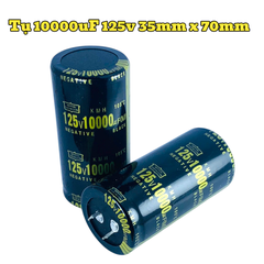 Tụ Hoá, Tụ Lọc Nguồn Amly 10000uF 125v Kích Thước 35mm x 70mm Loại Tốt