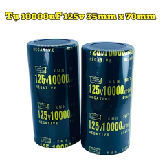 Tụ Hoá, Tụ Lọc Nguồn Amly 10000uF 125v Kích Thước 35mm x 70mm Loại Tốt