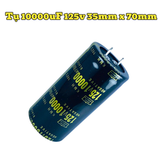 Tụ Hoá, Tụ Lọc Nguồn Amly 10000uF 125v Kích Thước 35mm x 70mm Loại Tốt