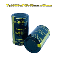 Tụ Hoá,Tụ Lọc Nguồn Amly 10000uF 63v Kích Thước 35mm x 60mm Loại Tốt
