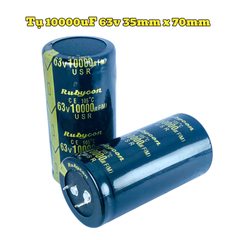 Tụ Hoá,Tụ Lọc Nguồn Amly 10000uF 63v Kích Thước 35mm x 70mm Loại Tốt