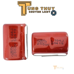 10 Con Tụ Đỏ , Tụ Kẹo CBB22 104J 400V, 630V và 2000V  Hàng Chất Lượng Không Phân Cực