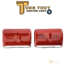 10 Con Tụ Đỏ , Tụ Kẹo CBB22 104J 400V, 630V và 2000V  Hàng Chất Lượng Không Phân Cực