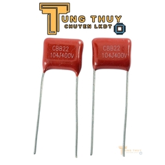 10 Con Tụ Đỏ , Tụ Kẹo CBB22 104J 400V, 630V và 2000V  Hàng Chất Lượng Không Phân Cực