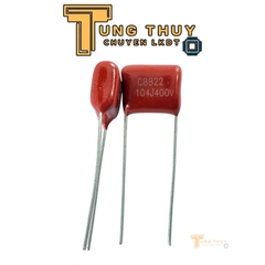 10 Con Tụ Đỏ , Tụ Kẹo CBB22 104J 400V, 630V và 2000V  Hàng Chất Lượng Không Phân Cực