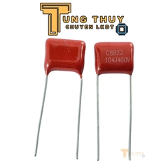 10 Con Tụ Đỏ , Tụ Kẹo CBB22 104J 400V, 630V và 2000V  Hàng Chất Lượng Không Phân Cực