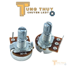 Chiết Áp 10K  3 Chân Cán 15mm Có Bi – Chân Cong – Hàng Loại Tốt