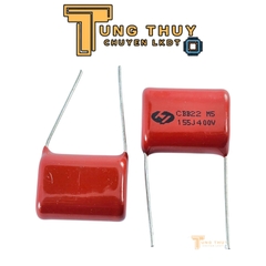 Tụ Đỏ CBB22 155J 400V và 630V ( 1,5uF ) Hàng chất lượng Không phân cực