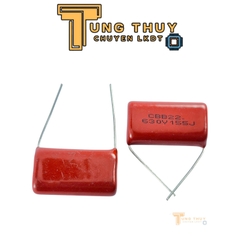 Tụ Đỏ CBB22 155J 400V và 630V ( 1,5uF ) Hàng chất lượng Không phân cực