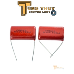 Tụ Đỏ CBB22 155J 400V và 630V ( 1,5uF ) Hàng chất lượng Không phân cực