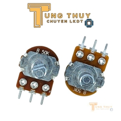 Chiết Áp Đơn Kép Cán Vát Dài 15mm 10k 50k Hàng Đài Loan Chất Lượng Cao