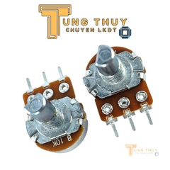 Chiết Áp Đơn Kép Cán Vát Dài 15mm 10k 50k Hàng Đài Loan Chất Lượng Cao