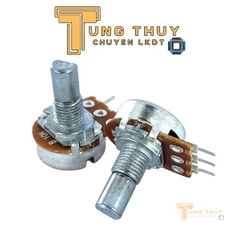 Chiết Áp Đơn Kép Cán Vát Dài 15mm 10k 50k Hàng Đài Loan Chất Lượng Cao