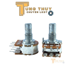 Chiết Áp Đơn Kép Cán Vát Dài 15mm 10k 50k Hàng Đài Loan Chất Lượng Cao