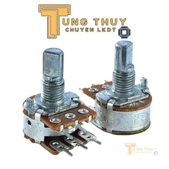 Chiết Áp Đơn Kép Cán Vát Dài 15mm 10k 50k Hàng Đài Loan Chất Lượng Cao