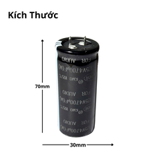 Tụ Lọc Nguồn 4700uF 125v Audio 30x70mm - Dùng Cho Amply và Cục Đẩy