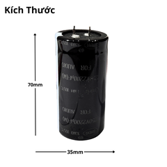 Tụ Lọc Nguồn Amly 2200uF 250v Audio SHDR - Kích Thước 35x70mm Hàng Mới Chất Lượng Cao