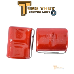 (Túi 10 Con)Tụ Đỏ CBB22 224J 400V, 630V Và 2000V  Hàng Chất Lượng Không Phân Cực