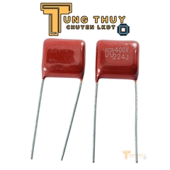 (Túi 10 Con)Tụ Đỏ CBB22 224J 400V, 630V Và 2000V  Hàng Chất Lượng Không Phân Cực