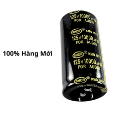 Tụ Lọc Nguồn 10000uF 125v Audio Vàng - Kích Thước 35x70mm Dùng Cho Amply