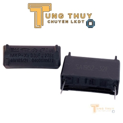 Tụ Bếp Từ 3uF và 3,3uF 275VAC 400VDC Chính Hãng BM Màu Đen
