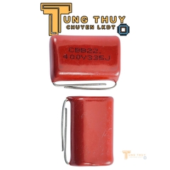 Túi 5 Con Tụ  Đỏ, Tụ Kẹo CBB 400V 106J 223J 335J  824J Hàng chất lượng - Tụ đỏ không phân cực