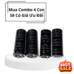 Tụ Lọc Nguồn 4700uF 125v Audio 30x70mm - Dùng Cho Amply và Cục Đẩy