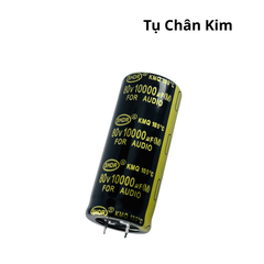 Tụ Lọc Nguồm Amly 10000uF 80v Audio Vàng 30x70mm Chất Lượng Cao