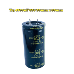 Tụ Hoá, Tụ Lọc Nguồn Amly 4700uF 63v Kích Thước 30mm x 60mm Loại Tốt