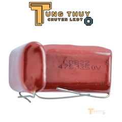 5 Con Tụ Đỏ CBB22 475J  400V , 630V và 250V  ( 4.7uF ) Không Phân Cực Hàng Tốt
