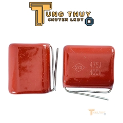 5 Con Tụ Đỏ CBB22 475J  400V , 630V và 250V  ( 4.7uF ) Không Phân Cực Hàng Tốt