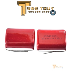 5 Con Tụ Đỏ CBB22 475J  400V , 630V và 250V  ( 4.7uF ) Không Phân Cực Hàng Tốt