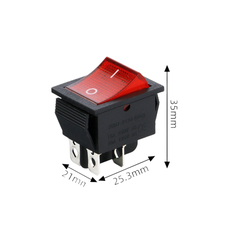 Công Tắc Bập Bênh KCD4 16A - 250V 4 và 6 Chân Có Đèn