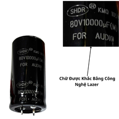 Tụ Lọc Nguồn Amly 10000uF 80v Audio - Kích Thước 30x60mm Hàng Mới Chất Lượng Cao