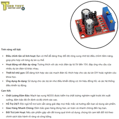 Mạch Tạo Xung NE555 Điều Chỉnh Từ 5V - 15VDC