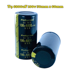 Tụ Hoá,Tụ Lọc Nguồn Amly 6800uF 100v Kích Thước 30mm x 60mm Loại Tốt