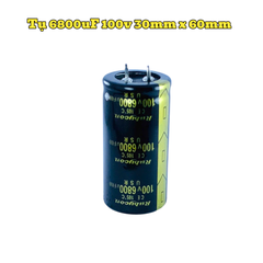 Tụ Hoá,Tụ Lọc Nguồn Amly 6800uF 100v Kích Thước 30mm x 60mm Loại Tốt
