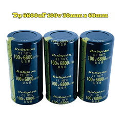Tụ Hoá,Tụ Lọc Nguồn Amly 6800uF 100v Kích Thước 30mm x 60mm Loại Tốt