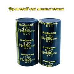 Tụ Hoá,Tụ Lọc Nguồn Amly 6800uF 63v Kích Thước 30mm x 60mm Loại Tốt
