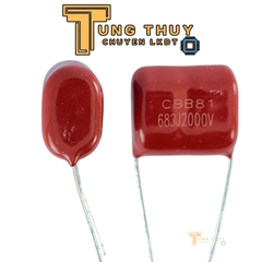 Tụ đỏ , Tụ Kẹo CBB 2000V 103J 223J 333J 334J 335J 473J 474J 683J Tụ Không Phân Cực Hàng Loại Tốt
