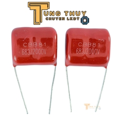 Tụ đỏ , Tụ Kẹo CBB 2000V 103J 223J 333J 334J 335J 473J 474J 683J Tụ Không Phân Cực Hàng Loại Tốt