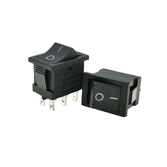 Công Tắc Bập Bênh 6 Chân 2 Vị Trí KCD1 6A/250V Loại Tốt